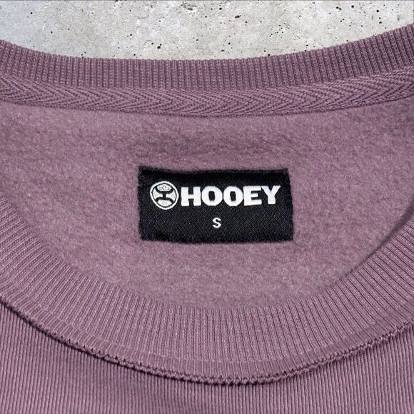 Hooey Womens Crewneck Sweatshirt Purple Long Sleeve Western Bronc Small READ - Picture 6 of 8